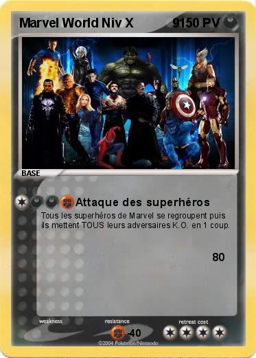 Pokemon Marvel World Niv X           9