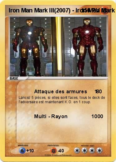 Pokemon Iron Man Mark III(2007) - Iron Man Mark III(2010)
