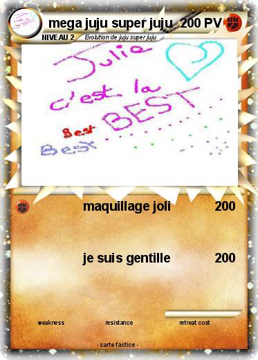 Pokemon mega juju super juju