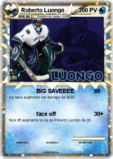 Pokemon Roberto Luongo