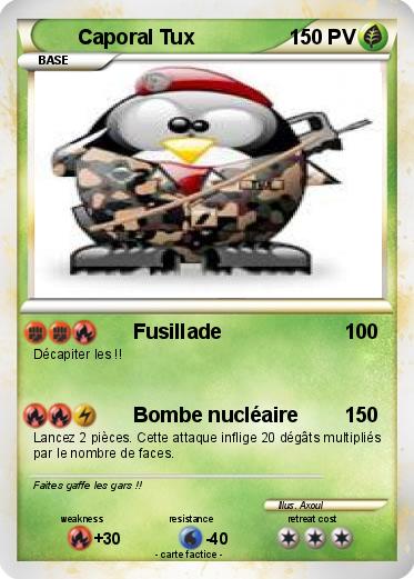 Pokemon Caporal Tux