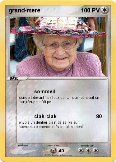 Pokemon grand-mere