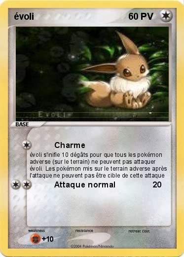 Pokemon évoli