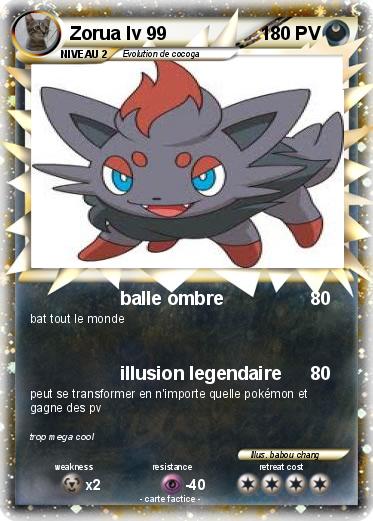 Pokemon Zorua lv 99