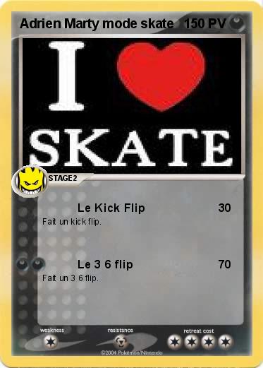 Pokemon Adrien Marty mode skate