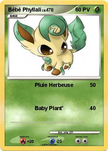 Pokemon Bébé Phyllali