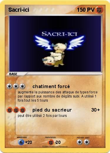 Pokemon Sacri-ici