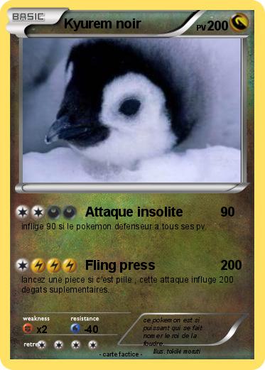 Pokemon Kyurem noir