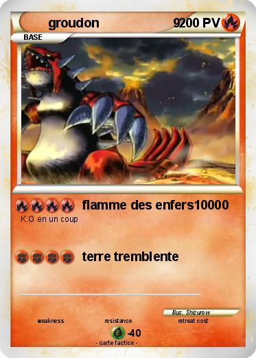 Pokemon groudon                     9