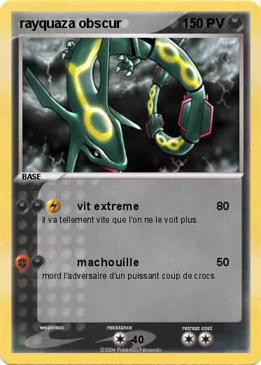 Pokemon rayquaza obscur