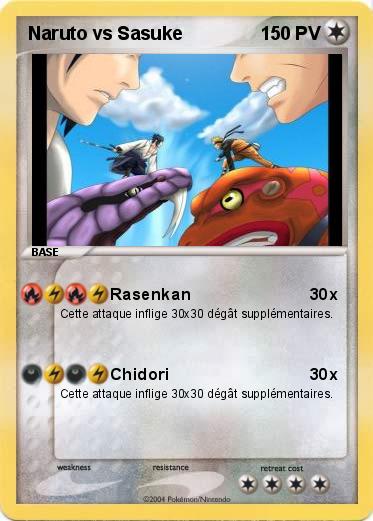 Pokemon Naruto vs Sasuke