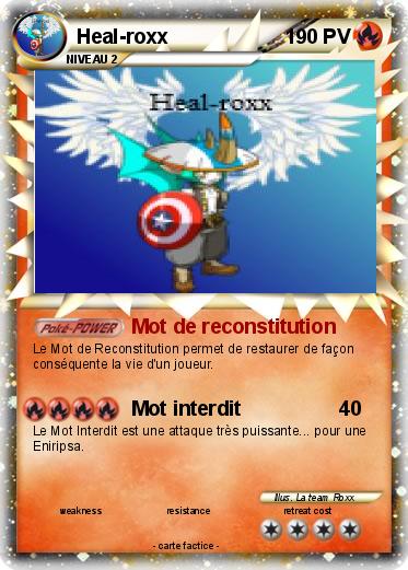 Pokemon Heal-roxx