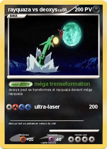 Pokemon rayquaza vs deoxys