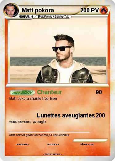 Pokemon Matt pokora