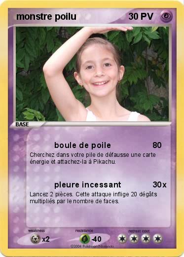 Pokemon  monstre poilu