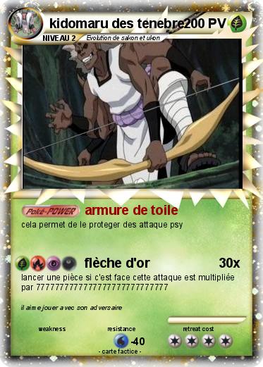 Pokemon kidomaru des tenebre