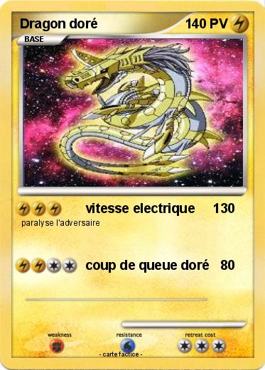 Pokemon Dragon doré