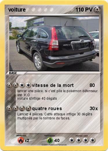 Pokemon voiture 