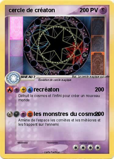 Pokemon cercle de créaton