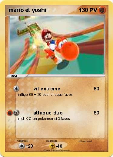 Pokemon mario et yoshi