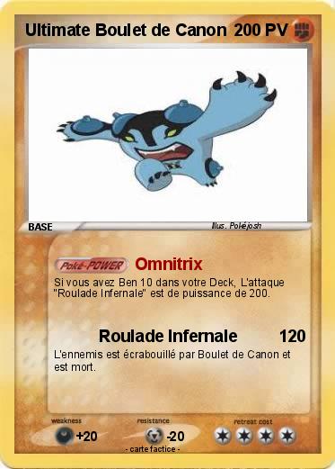 Pokemon Ultimate Boulet de Canon