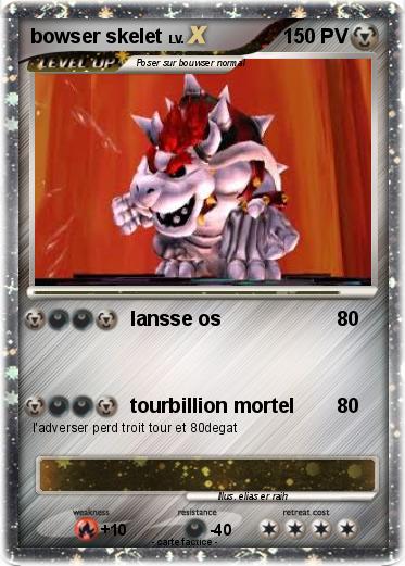 Pokemon bowser skelet