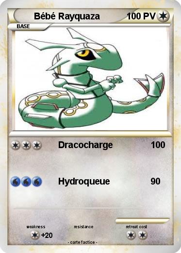 Pokemon Bébé Rayquaza