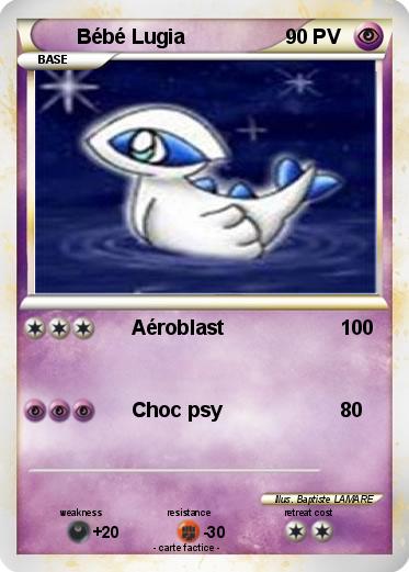 Pokemon Bébé Lugia