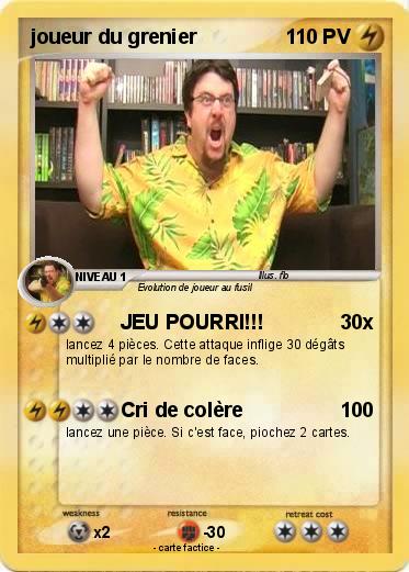 Pokemon joueur du grenier