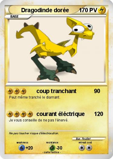 Pokemon Dragodinde dorée