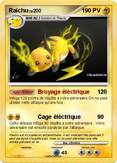 Pokemon Raichu