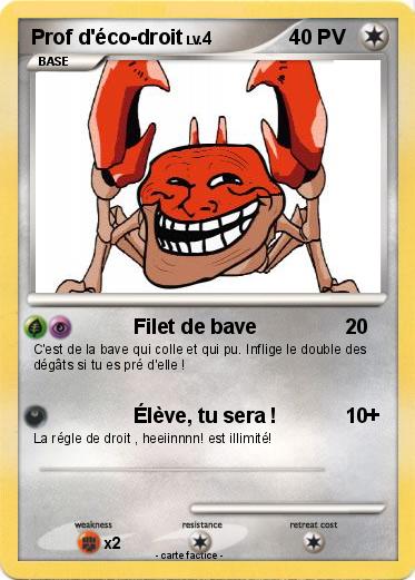 Pokemon Prof d'éco-droit