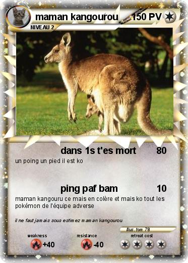 Pokemon maman kangourou