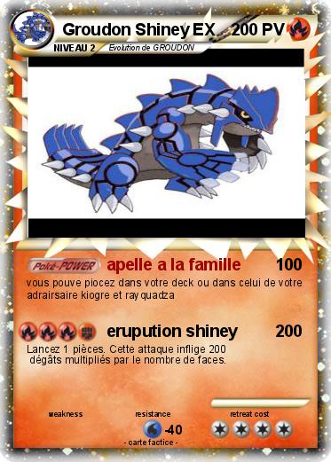 Pokemon Groudon Shiney EX