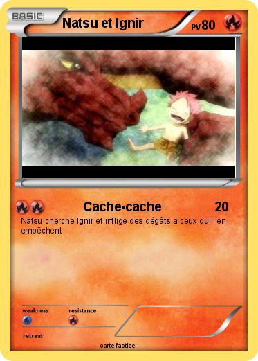 Pokemon Natsu et Ignir