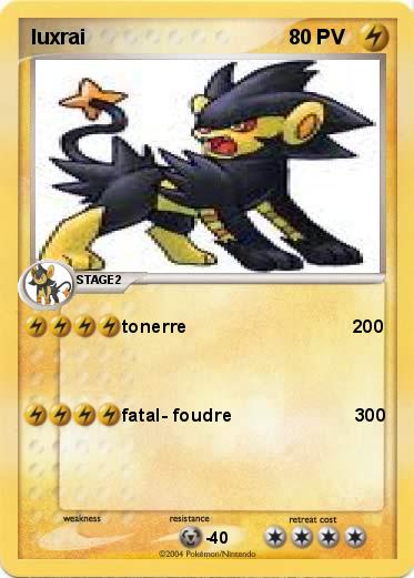 Pokemon luxrai