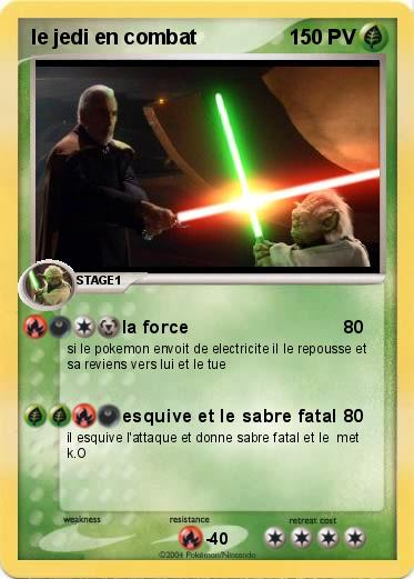 Pokemon le jedi en combat 