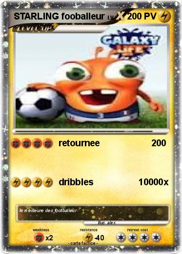 Pokemon STARLING fooballeur