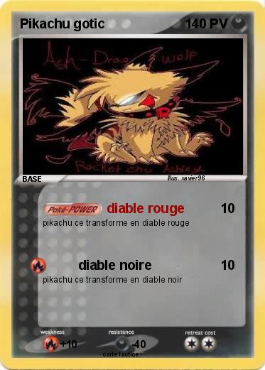 Pokemon Pikachu gotic
