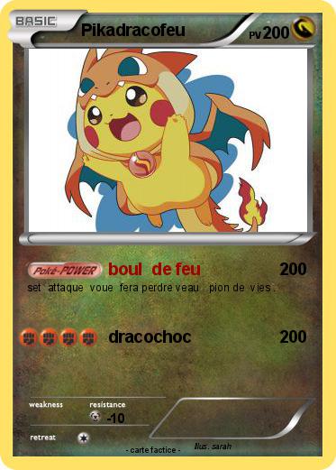 Pokemon Pikadracofeu