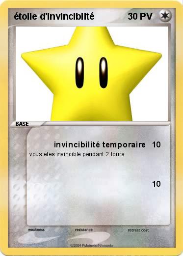 Pokemon étoile d'invincibilté