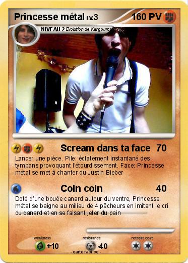 Pokemon Princesse métal