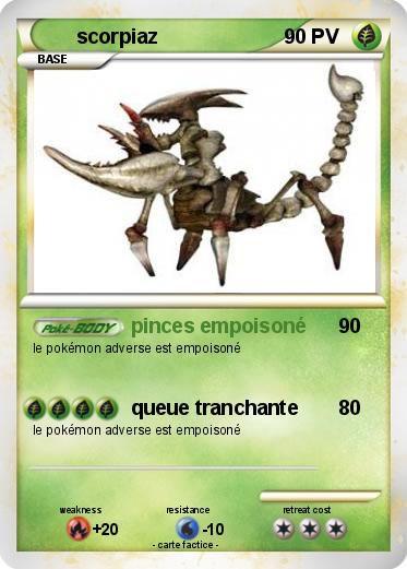 Pokemon scorpiaz