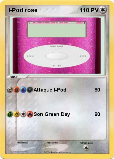 Pokemon I-Pod rose