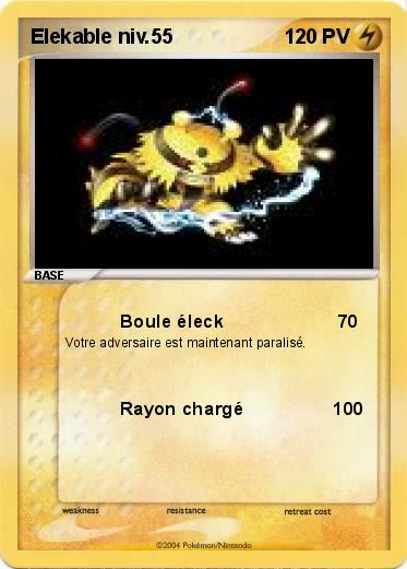 Pokemon Elekable niv.55