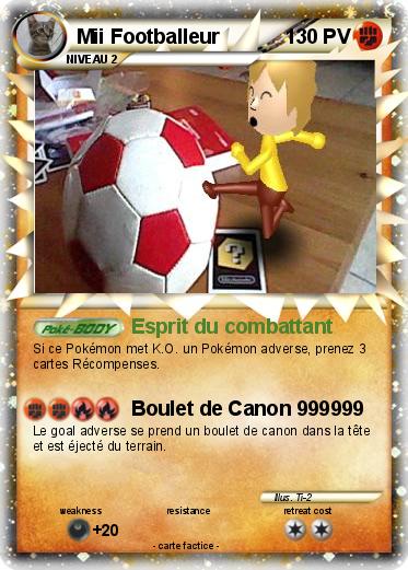 Pokemon Mii Footballeur