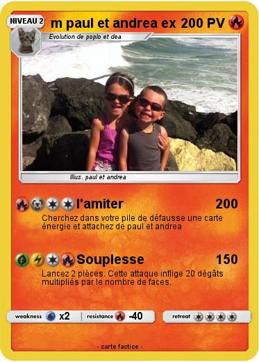 Pokemon m paul et andrea ex