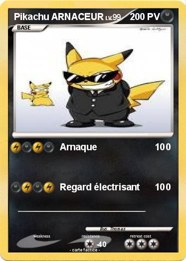 Pokemon Pikachu ARNACEUR