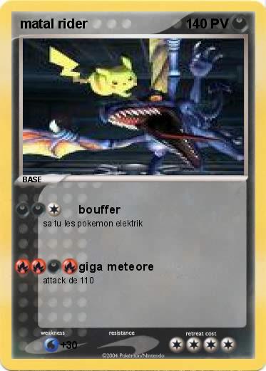 Pokemon matal rider