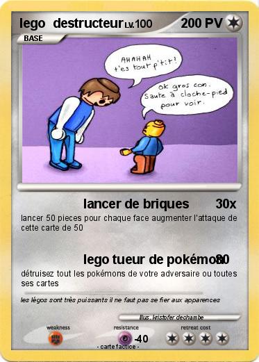 Pokemon lego  destructeur